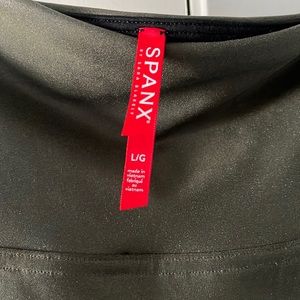 Spank Faux Leather Leggings.